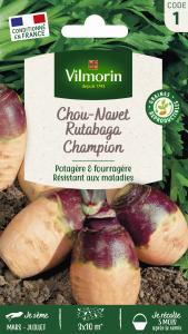 Rutabaga Champion (à Collet Rouge) - Légumes d'Autrefois